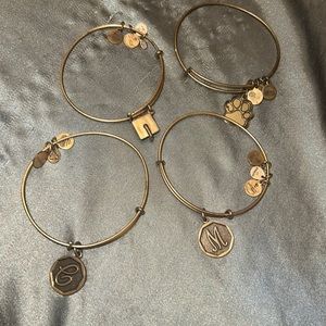 Bundle of 4 Alex & Ani girl bracelets